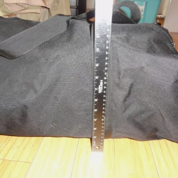 LARGE NIGHT OPS BLACK OPS MILITARY QUICK GRAB BLACK DUFFLE BAG USA MADE LD 4011 - Picture 7 of 11